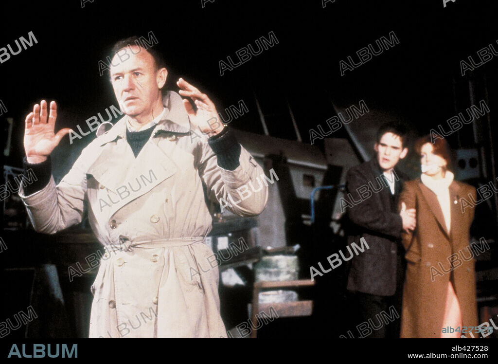 GENE HACKMAN y MATT DILLON en AGENTE DOBLE EN BERLÍN, 1985 (TARGET), dirigida por ARTHUR PENN. Copyright CBS/WARNER BROS.