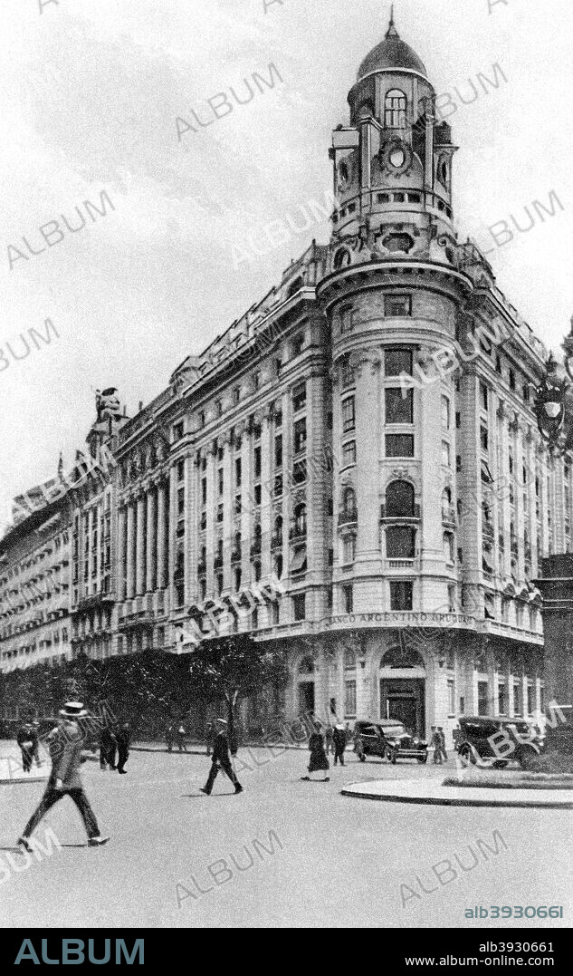 Diagonal Norte, Avenida Roque Saenz Pena, Buenos Aires, Argentina, c1920s.