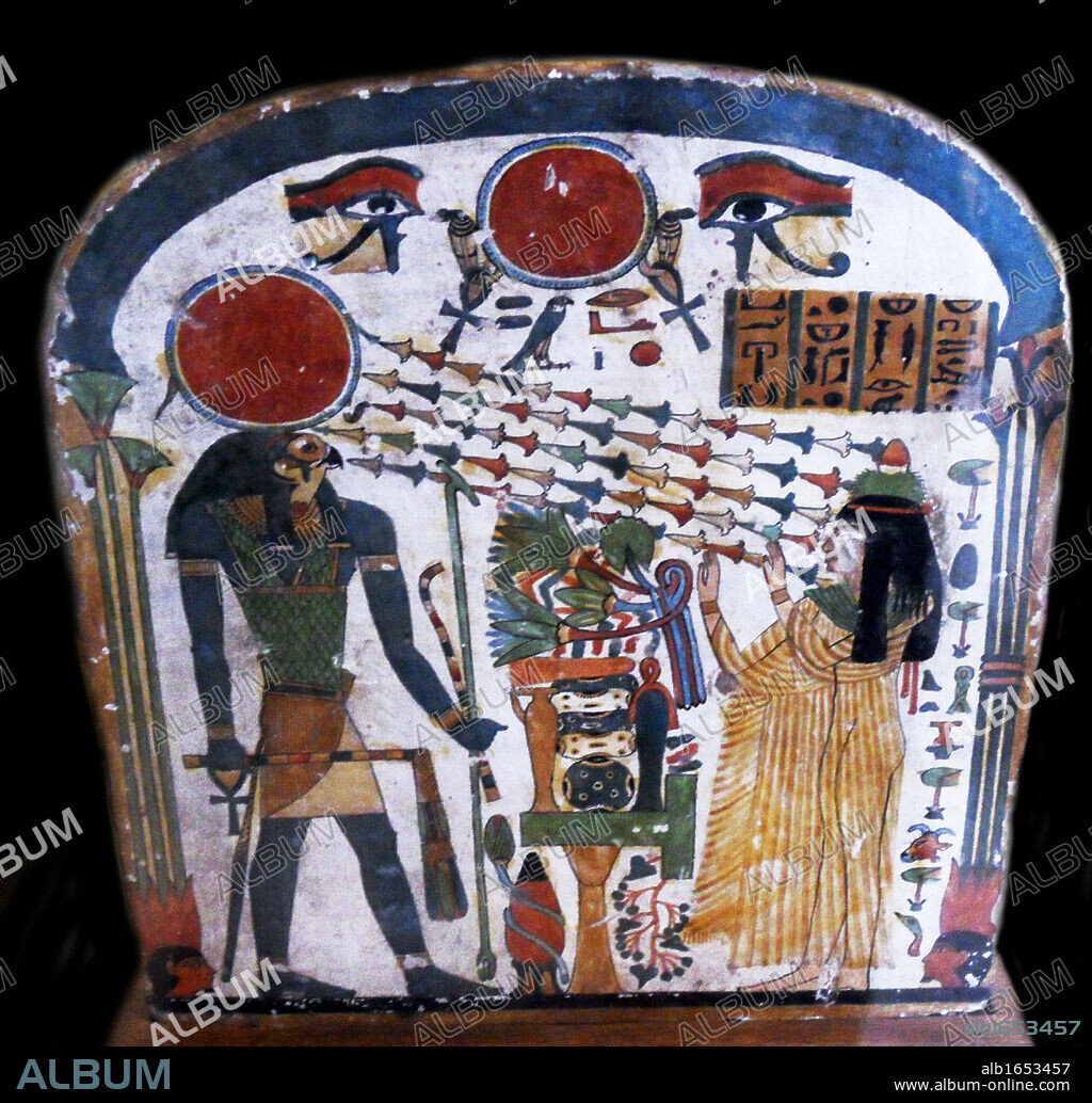 Stele of Lady Taperet Third Intermediate Period, 22nd Dynasty, 10th or 9th century BC Painted wood.
