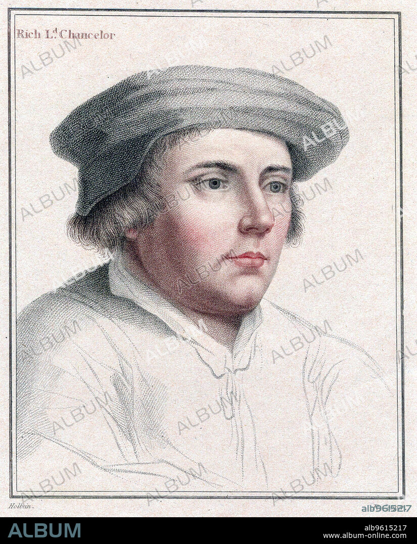 Richard Rich (1496?-1567), English lawyer and statesman. Rich was Lord Chancellor between 1548 and 1551, during the reign of Edward VI.