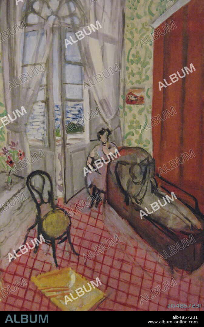 Henri Matisse (1869-1954). Pintor francés. Mujeres en el sofá o El Diván,1921. Oleo sobre lienzo (92 x 73 cm). Museo de La Orangerie. París. Francia.