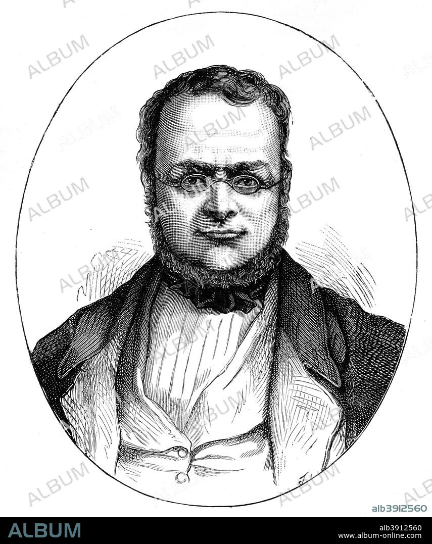 Count Camillo Benso di Cavour (1810-1861), Italian politician. Cavour was the first Prime Minister of the new Kingdom of Italy. Illustration from The Life & Times of Queen Victoria, Vol II, by Robert Wilson.