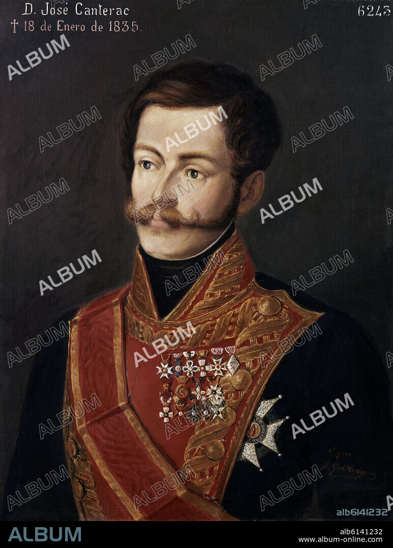 RETRATO DEL GENERAL JOSE CANTERAC (1787-1835).