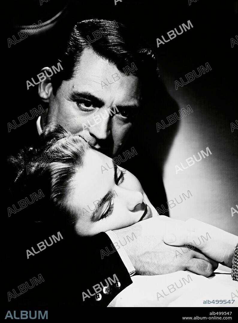 CARY GRANT y INGRID BERGMAN en ENCADENADOS, 1946 (NOTORIOUS), dirigida por ALFRED HITCHCOCK. Copyright RKO RADIO PICTURES / BACHRACH, ERNEST.