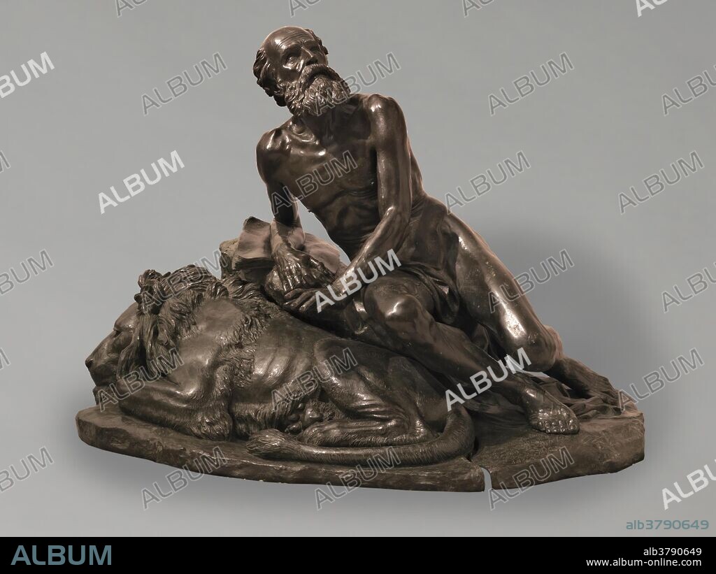 JOSEP PIQUER I DUART. José Piquer y Duart / 'San Jerónimo penitente'. 1844. Bronce, 105 x 148 cm.