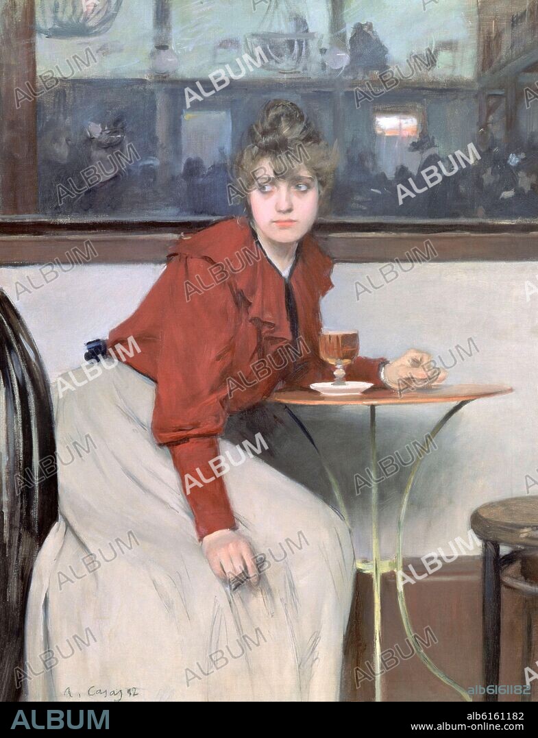 RAMON CASAS Y CARBO. 'Madeleine', 1892, Oil on canvas, 117 x 90 cm.