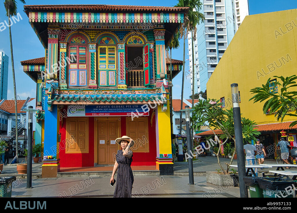 Singapore: The House of Tan Teng Niah, once the residence of a Chinese businessman, in Little India, now the colourful office of Avanta Global Pte Ltd, 40 Buffalo Road. As the name suggests, Little India is mainly, but not exclusively, an ethnic Indian area, located east of the Singapore River.