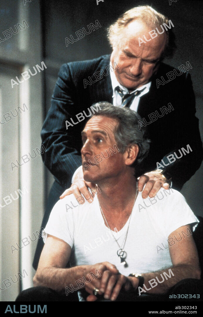 JACK WARDEN y PAUL NEWMAN en VEREDICTO FINAL, 1982 (THE VERDICT), dirigida por SIDNEY LUMET. Copyright 20TH CENTURY FOX.