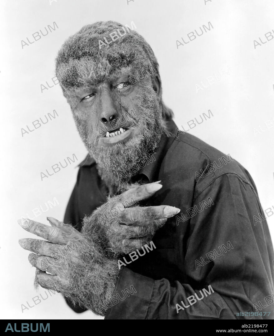 LON CHANEY JR. en EL HOMBRE LOBO, 1941 (THE WOLF MAN), dirigida por GEORGE WAGGNER. Copyright UNIVERSAL PICTURES.