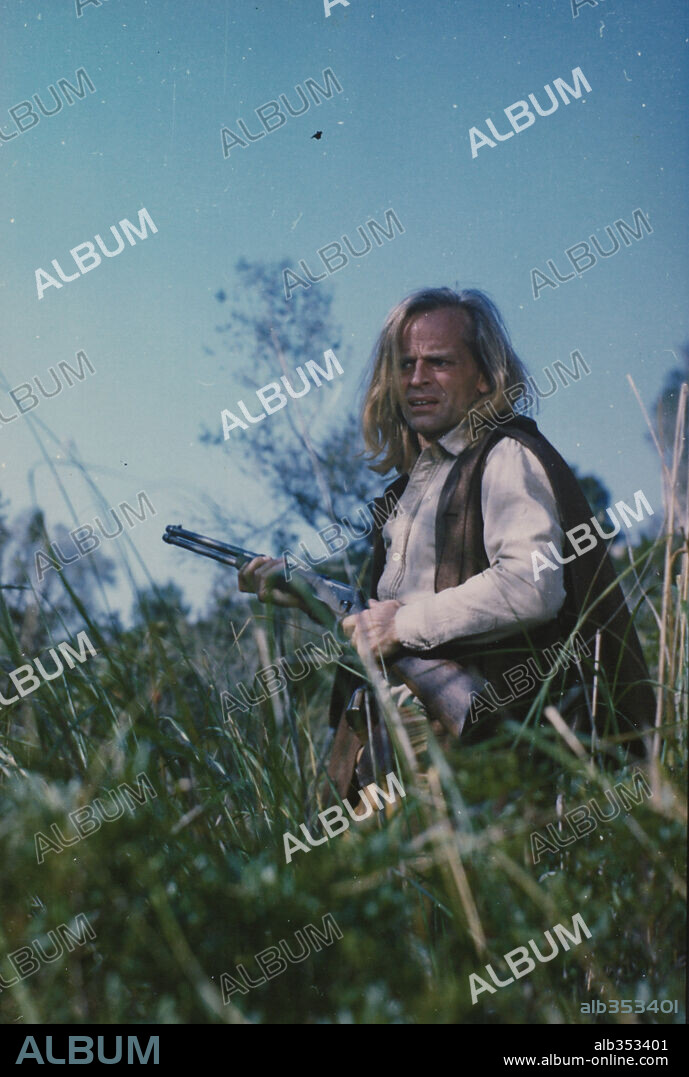 KLAUS KINSKI en EL RETORNO DE CLINT EL SOLITARIO, 1972 (IL RITORNO DE CLINT IL SOLITARIO). Copyright BALCAZAR P.C.