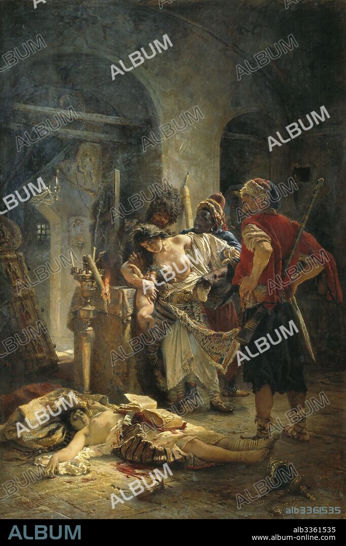 KONSTANTIN YEGOROVICH MAKOVSKY. The Bulgarian Martyresses.