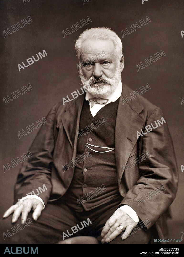 Victor Marie Hugo 26 February 1802 – 22 May 1885) was a French poet, novelist, and dramatist of the Romantic movement. He is considered one of the greatest and best known French writers. In France, Hugo's literary fame comes first from his poetry but also rests upon his novels and his dramatic achievements. Among many volumes of poetry, Les Contemplations and La Légende des siècles stand particularly high in critical esteem. Outside France, his best-known works are the acclaimed novels Les Miserables, 1862, and Notre-Dame de Paris, 1831 (known in English as The Hunchback of Notre-Dame). He also produced more than 4,000 drawings, which have since been admired for their beauty, and earned widespread respect as a campaigner for social causes such as the abolition of the death penalty. Though a committed royalist when he was young, Hugo's views changed as the decades passed, and he became a passionate supporter of republicanism; his work touches upon most of the political and social issues and artistic trends of his time. He was buried in the Pantheon. His legacy has been honored in many ways, including his portrait being placed on francs.