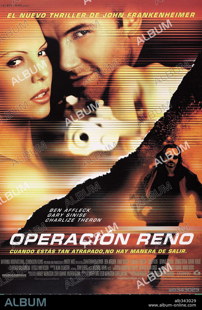 Poster de OPERACIÓN RENO, 2000 (REINDEER GAMES), dirigida por JOHN FRANKENHEIMER. Copyright MIRAMAX.
