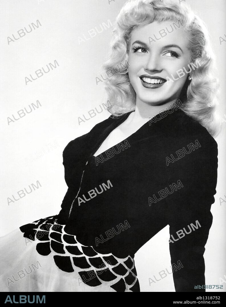 NORMA JEAN BAKER. MARILYN MONROE in LADIES OF THE CHORUS, 1948, directed by PHIL KARLSON. Copyright COLUMBIA PICTURES.