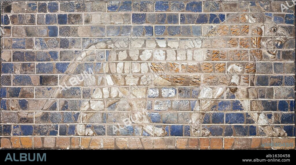 Lion From The Palace Of Nebuchadnezzer - Babylon   C.600 B.C  Ancient Near East(- )  Iraq National Museum, Baghdad, Iraq.