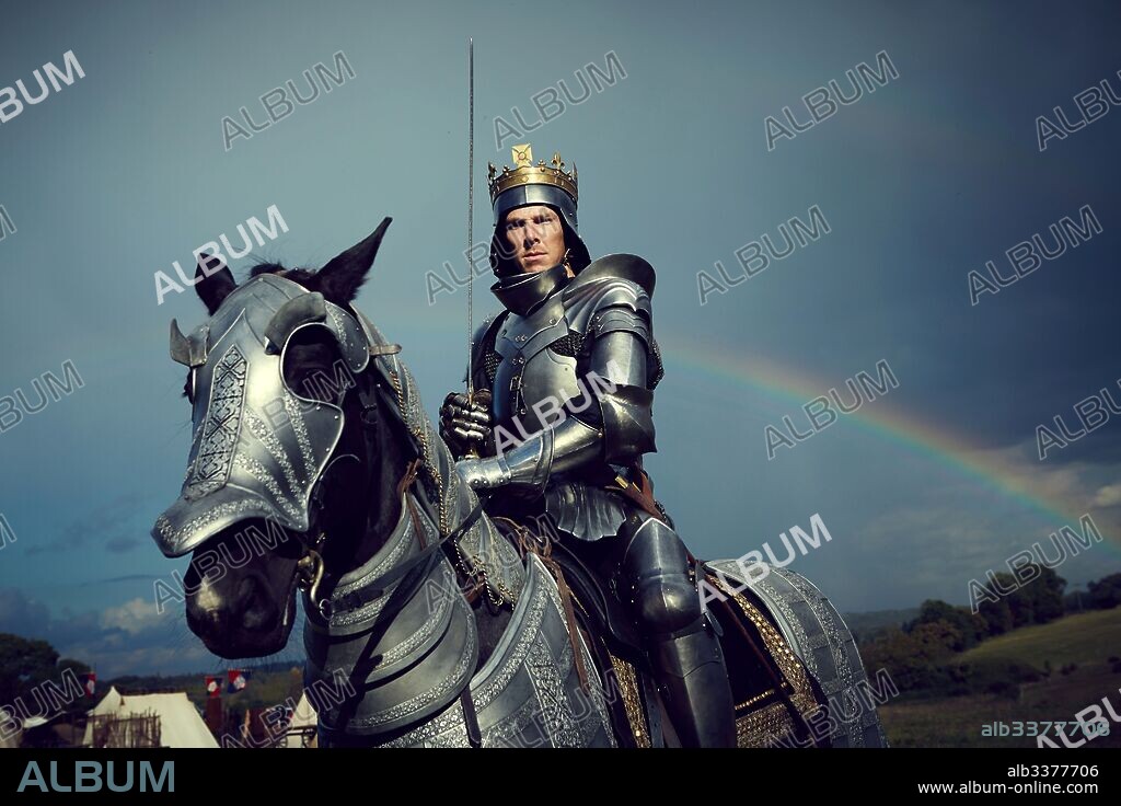 BENEDICT CUMBERBATCH et RICARDO III DE INGLATERRA. BENEDICT CUMBERBATCH dans THE HOLLOW CROWN, 2012, réalisé par RICHARD EYRE, RUPERT GOOLD et THEA SHARROCK. Copyright BRITISH BROADCASTING CORPORATION (bbc).