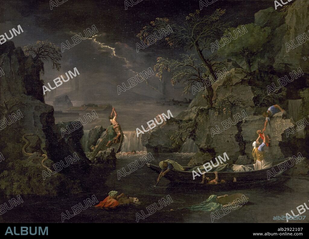 Nicolas Poussin (1594-1665). French painter. The Four Seasons.Winter or The Flood.1660-1664. Louvre Museum. Paris. France.