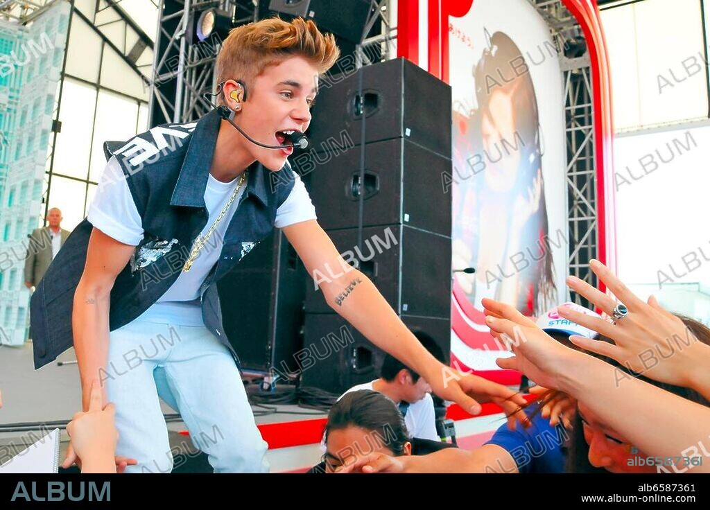 Justin Bieber live in Tokio am 11.07.2012.