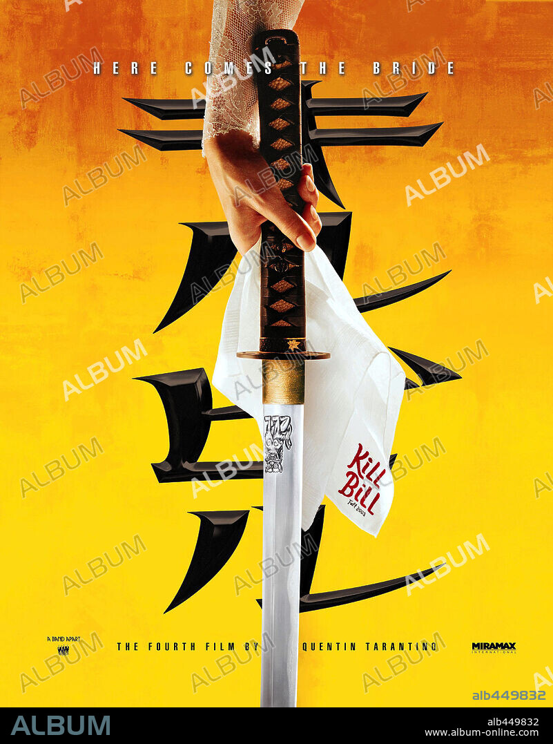 Poster of KILL BILL VOL. 1 2003 directed by QUENTIN TARANTINO. Copyright MIRAMAX. Album alb449832