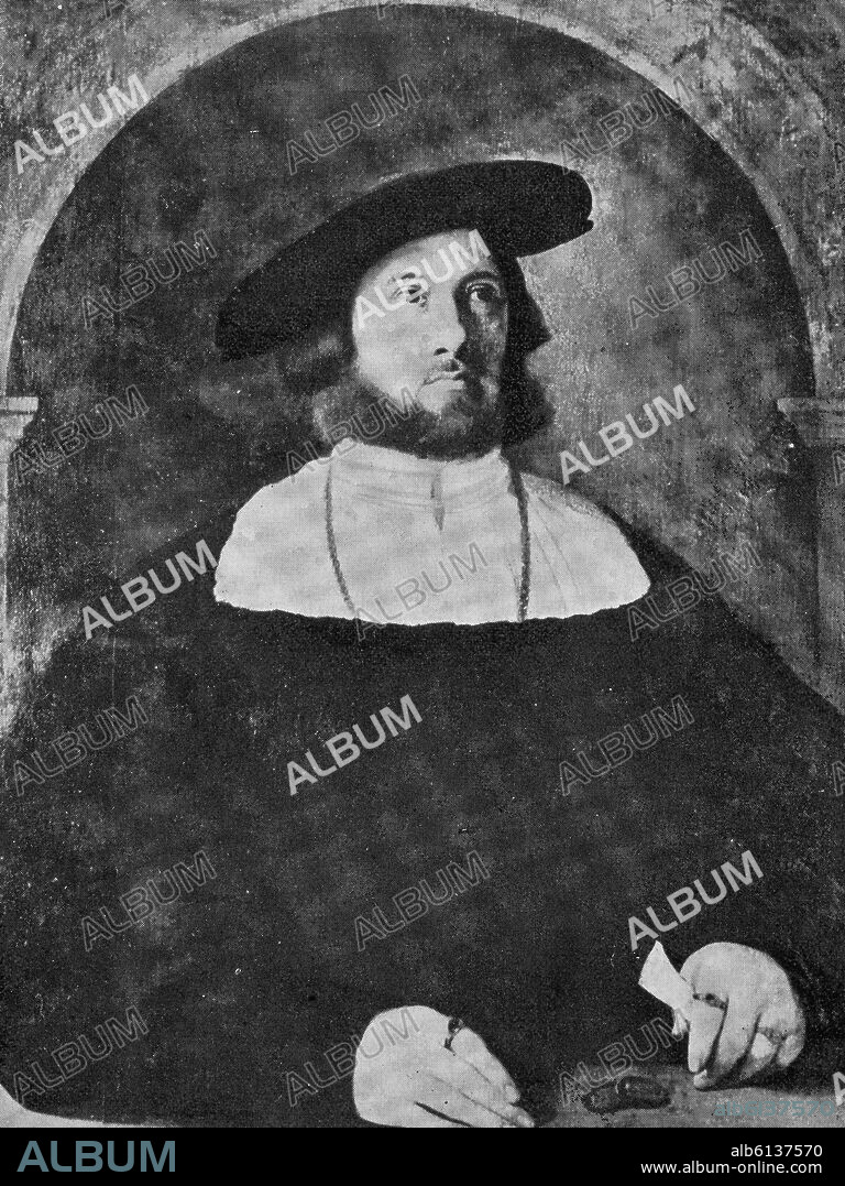 BARTOLOME WELSER - BANQUERO DE CARLOS V Y GOBERNADOR DE LAS INDIAS OCCIDENTALES - SIGLO XVI.