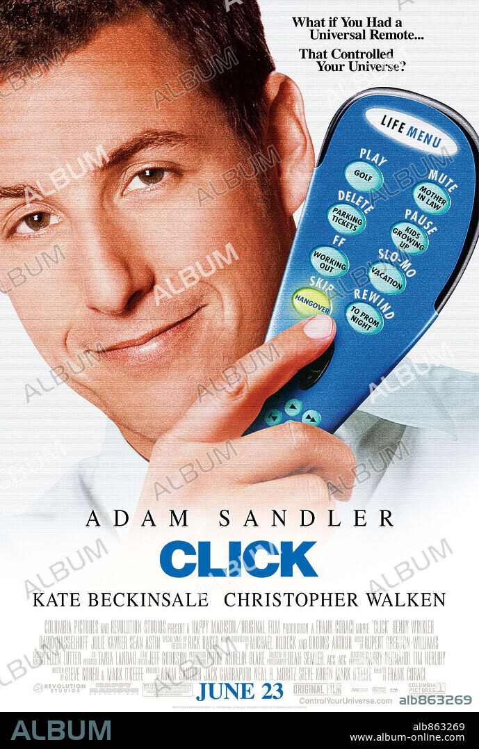 ADAM SANDLER en CLICK, 2006, dirigida por FRANK CORACI. Copyright COLUMBIA PICTURES.
