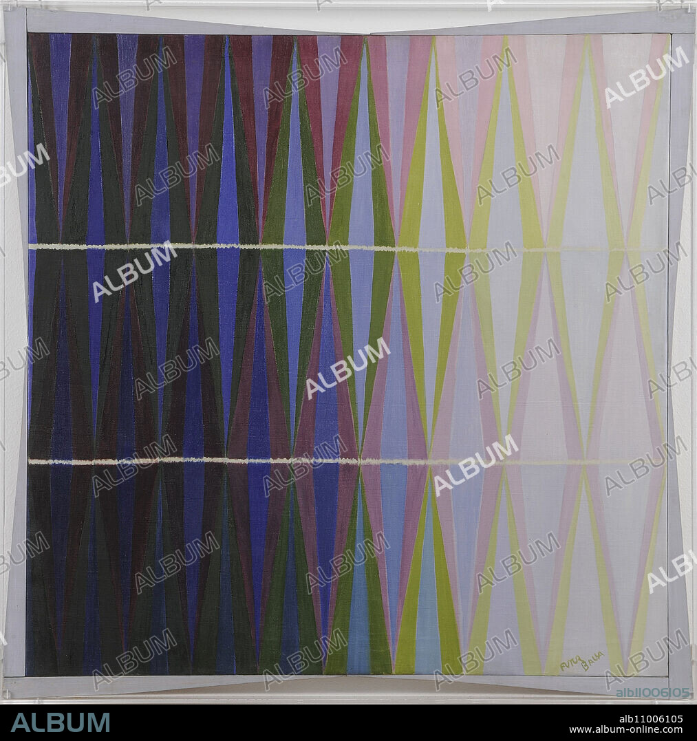 GIACOMO BALLA. Iridescent Interpenetration 7 (Compenetrazione iridiscente 7).