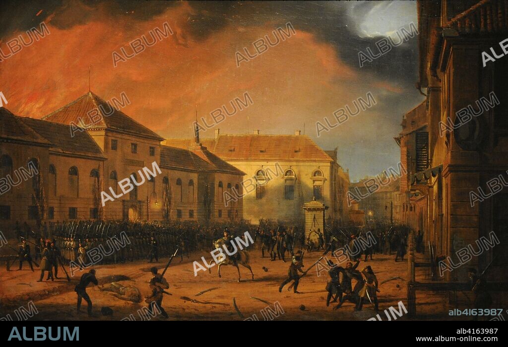 Marcin Zaleski (1796-1877). Pintor polaco. Captura del Arsenal, 1831. Museo Nacional de Varsovia. Polonia.