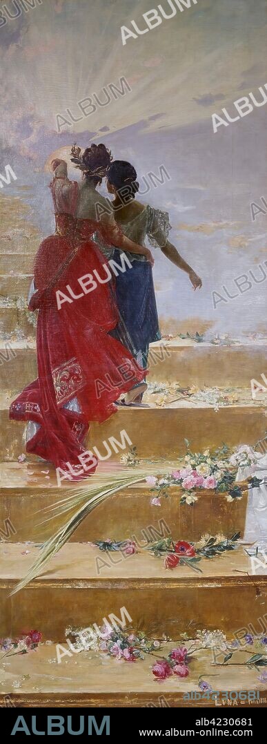 Juan Luna y Novicio / 'Spain Insuring the Glory of the Philippines'. 1888. Oil on canvas.