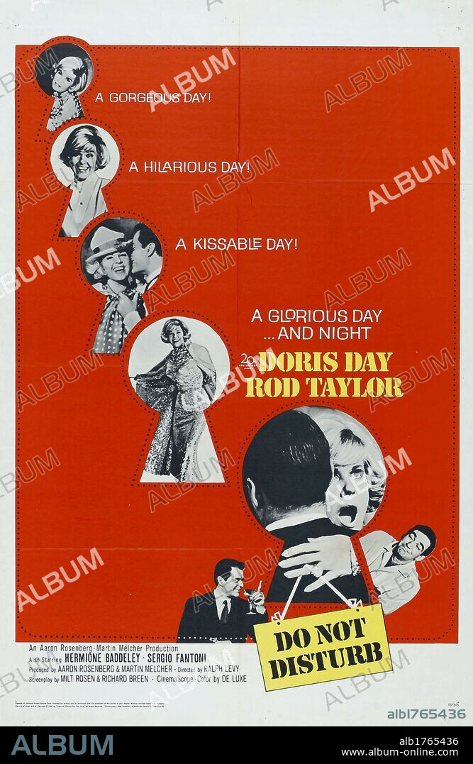 Poster de POR FAVOR, NO MOLESTEN, 1965 (DO NOT DISTURB), dirigida por RALPH LEVY. Copyright 20TH CENTURY FOX.