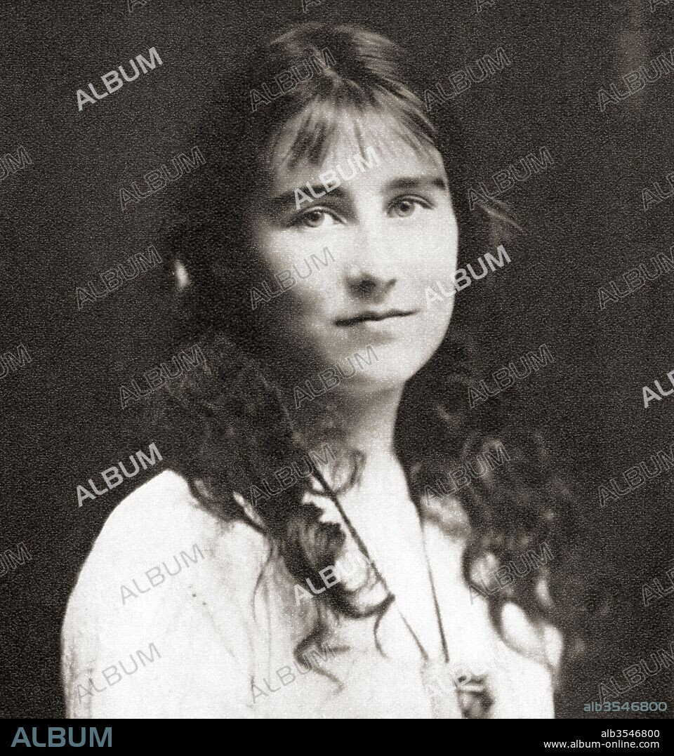 Elizabeth Angela Marguerite Bowes-Lyon, 1900 –2002. Seen here as a young girl. Future Queen Elizabeth, The Queen Mother and mother of Queen Elizabeth II.