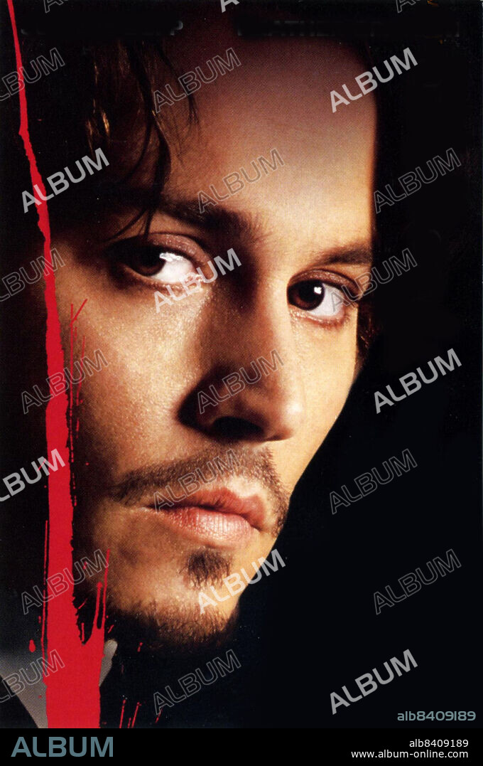 JOHNNY DEPP en DESDE EL INFIERNO, 2001 (FROM HELL), dirigida por ALBERT HUGHES y ALLEN HUGHES. Copyright 20TH CENTURY FOX.