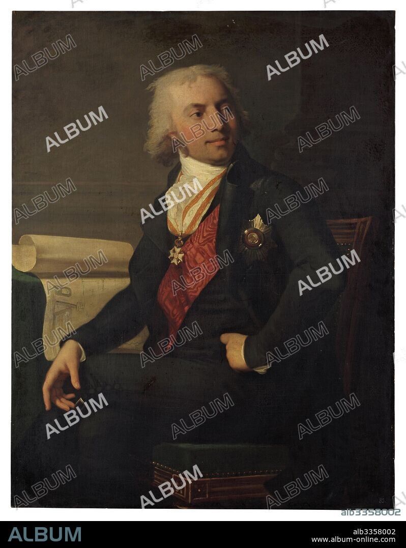 JEAN LAURENT MOSNIER. Portrait of Friedrich Karl Ludwig, Duke of Schleswig-Holstein-Sonderburg-Beck (1757-1816).