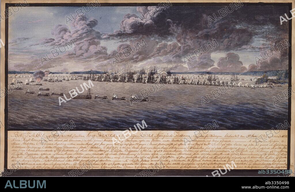 JOHAN TIETRICH SCHOULTZ. Second Russo-Swedish Battle of Svensksund on 10 July 1790.