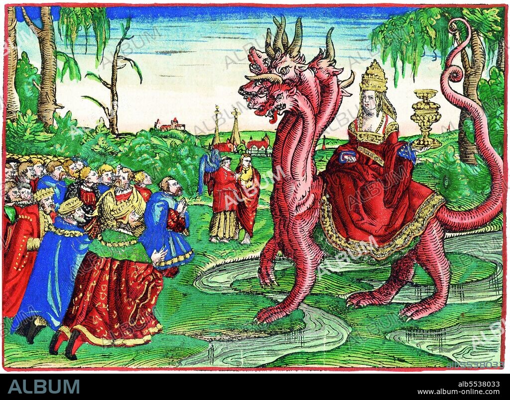 The Whore of Babylon or Babylon the Great is a Christian figure of evil mentioned in the Book of Revelation in the Bible.   Her full title is given as 'Babylon the Great, the Mother of Prostitutes and Abominations of the Earth'.