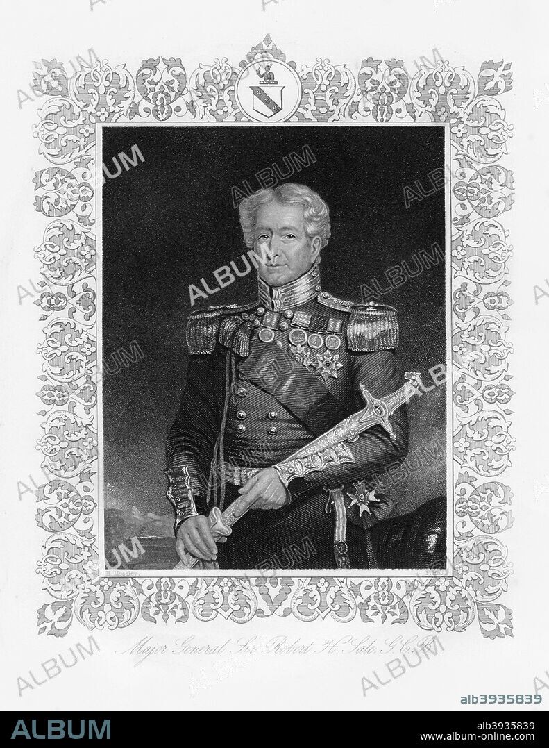 Sir Robert Henry Sale, British soldier, 19th century. From 1798, Sale (1784-1845) served mainly in India and Afghanistan and rose to the rank of Major-General in the army of the British East India Company. In the First Sikh War he was mortally wounded at Battle of Moodkee (Mudkhi), 18 December 1845, and died of his wounds on 21 December.