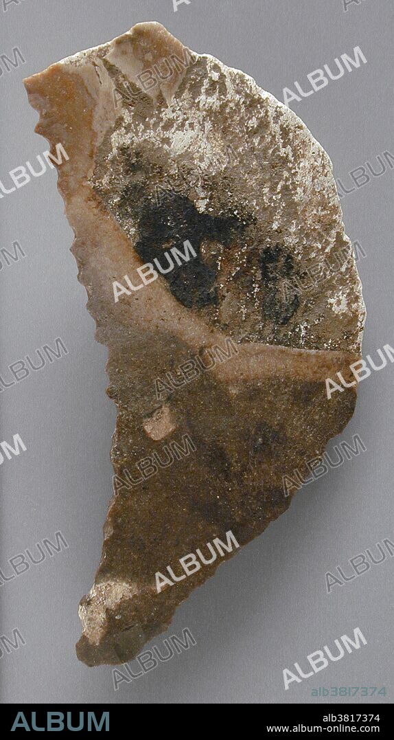 Egyptian flint, Neolithic Period (5500 - 3100 BC). In archeology, a uniface is a specific type of stone tool that has been flaked on one surface only. There are two general classes of uniface tools: modified flakes, and formalized tools, which display deliberate, systematic modification of the marginal edges, evidently formed for a specific purpose.