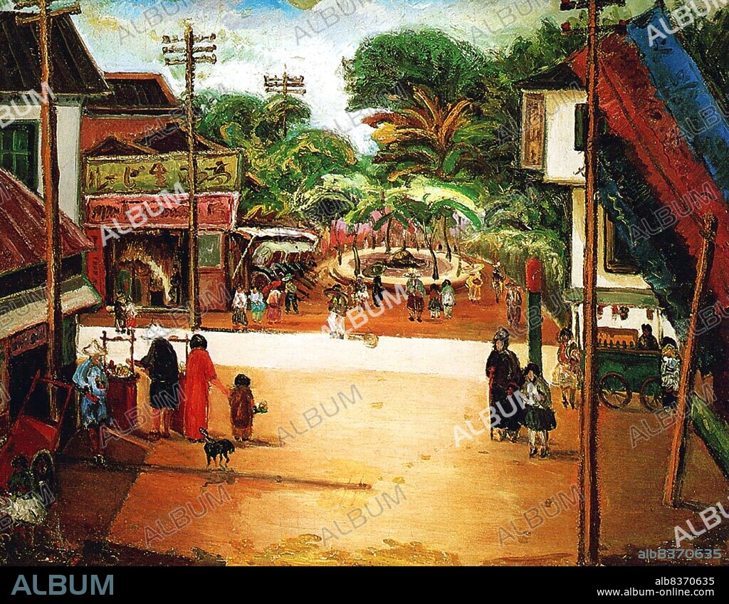 Tan Ting-pho (Chen Chengbo; Peh-oe-ji: Tan Teng-pho; February 2, 1895 March 25, 1947), was a well-known Taiwanese painter. In 1926, his oil painting <i>Street of Chiayi</i> was featured in the seventh Empire Art Exhibition in Japan, which was the first time a Taiwanese artist's work was displayed at the exhibition.<br/><br/>. Tan devoted his life to education and creation, and was greatly concerned about the development of humanist culture in Taiwan. He was not only devoted to the improvement of his own painting, but also to the promotion of the aesthetic education of the Taiwanese people. He was murdered as a result of the February 28 Incident, a 1947 popular uprising in Taiwan which was brutally repressed by the Kuomintang (KMT).