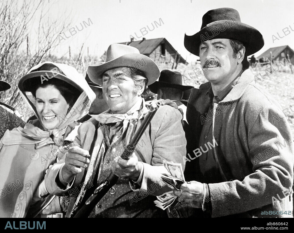 DEAN MARTIN, ROCK HUDSON und SUSAN CLARK in SHOWDOWN, 1973, unter der Regie von GEORGE SEATON. Copyright UNIVERSAL PICTURES.
