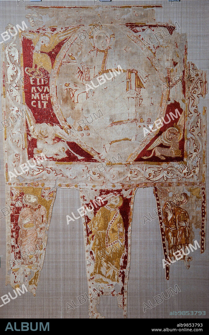 Estandarte de sant Ot, siglo XIII, MTIB 49422. Museu del Disseny de Barcelona.