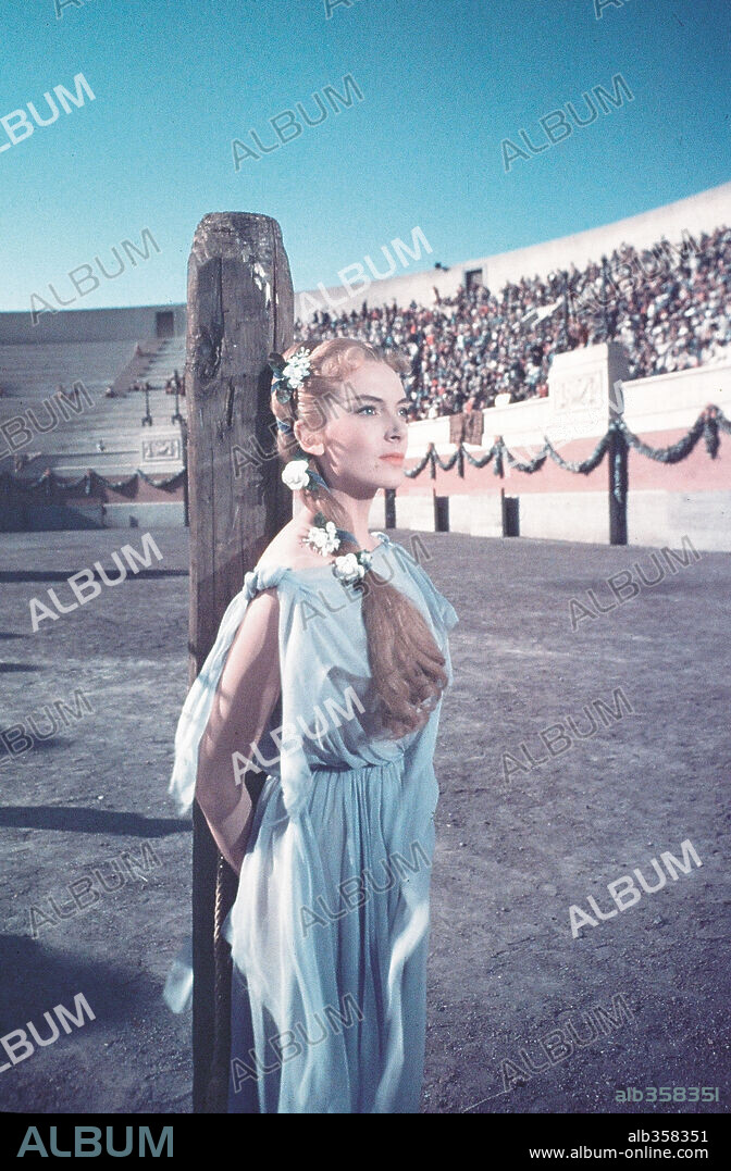 DEBORAH KERR in QUO VADIS, 1951, directed by MERVYN LEROY. Copyright M.G.M.