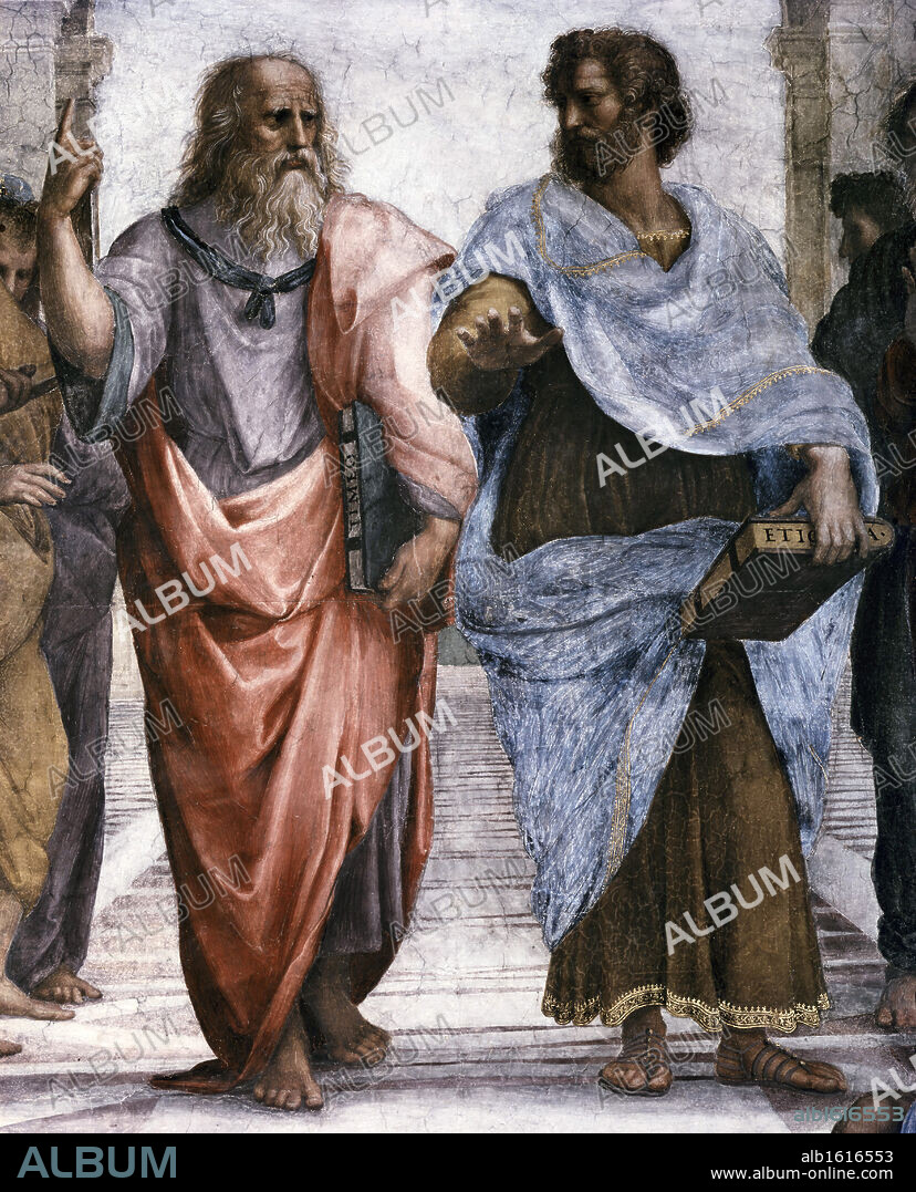 School of Athens  (Detail)  1509-1510  Raphael (1483-1520/Italian)  Fresco  Vatican Museums and Galleries.