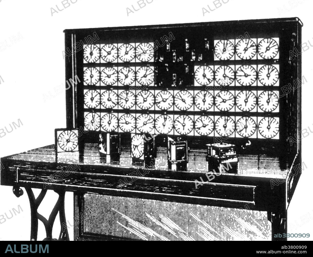 The tabulating machine was an electrical device designed to assist in summarizing information. Invented by Herman Hollerith, the machine was developed to help process data for the 1890 U.S. Census. The cards were coded for age, state of residence, gender, and other information; clerks punched holes in the cards to enter information from returns.The tabulator had 40 counters, each with a dial divided into 100 divisions, with two indicator hands; one which stepped one unit with each counting pulse, the other which advanced one unit every time the other dial made a complete revolution. This arrangement allowed a count up to 10,000.