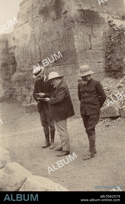 AMATEUR PHOTOGRAPHER. Gaston Maspero (1846-1916), French egyptologist born in Paris (France). Ca. 1905.
