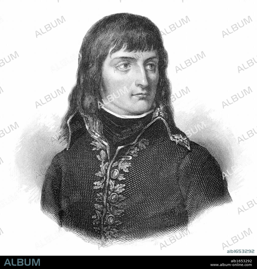 Napoleon Bonaparte (1769-1821) c1800. Emperor of France from  1804. Engraving.