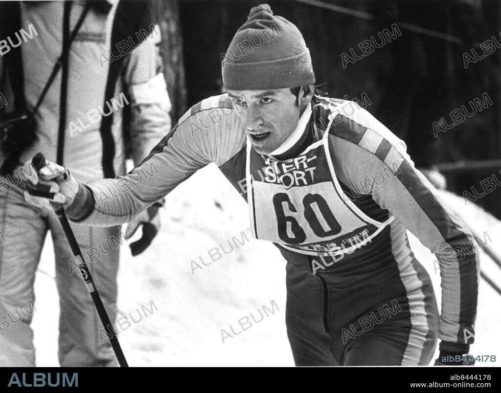 Sven-Åke Lundbäck. Skidor. Guld i herrarnas 50 m i VM 1978. foto: Christian Tyre/Göteborgs-Posten. ©Kamerareportage *** Local Caption *** . KAMERAREPORTAGE.
