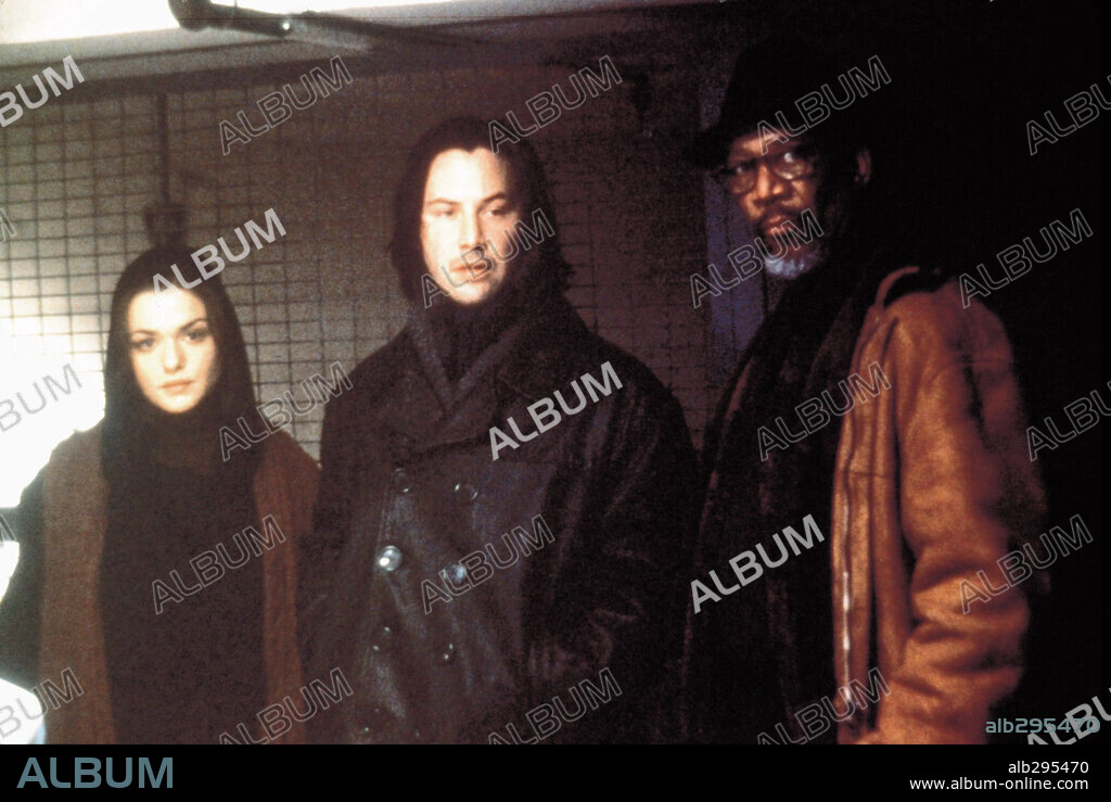 KEANU REEVES, MORGAN FREEMAN y RACHEL WEISZ en REACCIÓN EN CADENA, 1996 (CHAIN REACTION), dirigida por ANDREW DAVIS. Copyright 20TH CENTURY FOX / CLOSE, MURRAY.