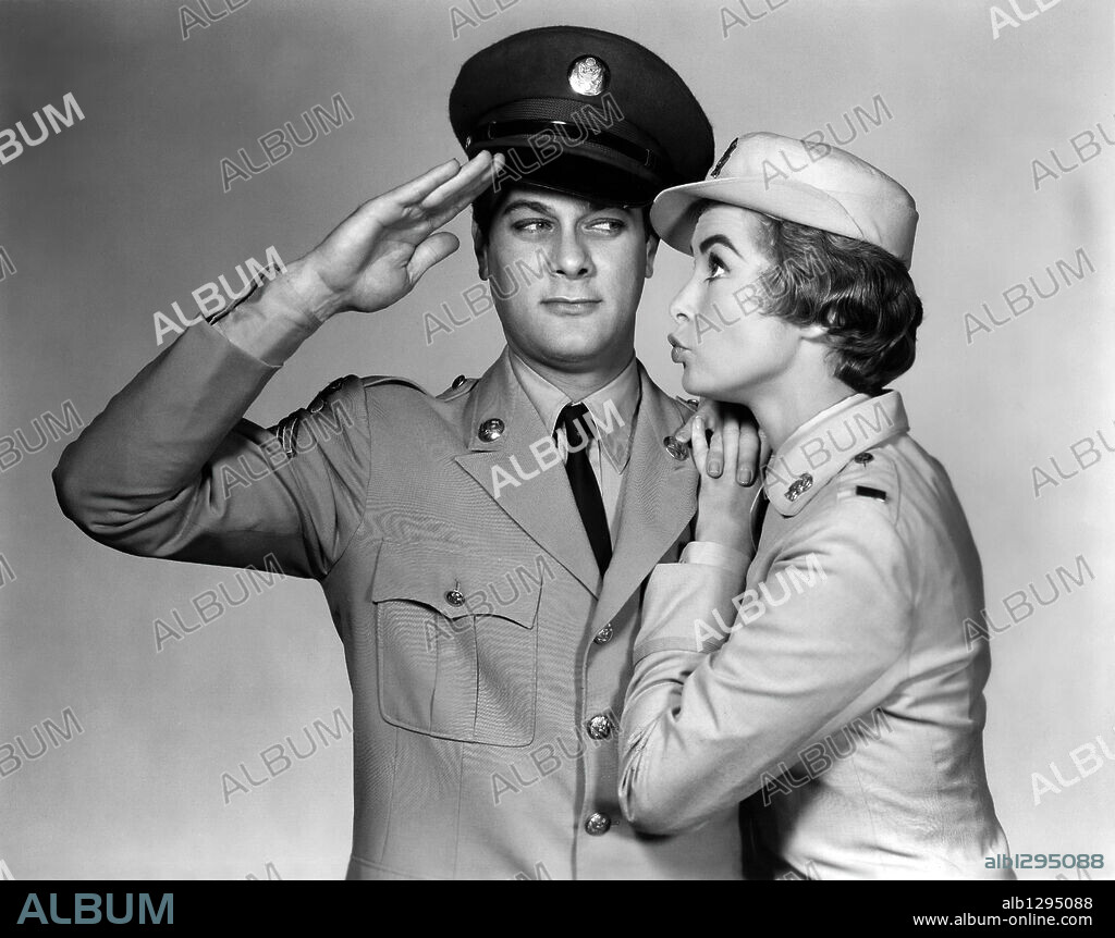 JANET LEIGH y TONY CURTIS en VACACIONES SIN NOVIA, 1958 (THE PERFECT FURLOUGH), dirigida por BLAKE EDWARDS. Copyright UNIVERSAL PICTURES.