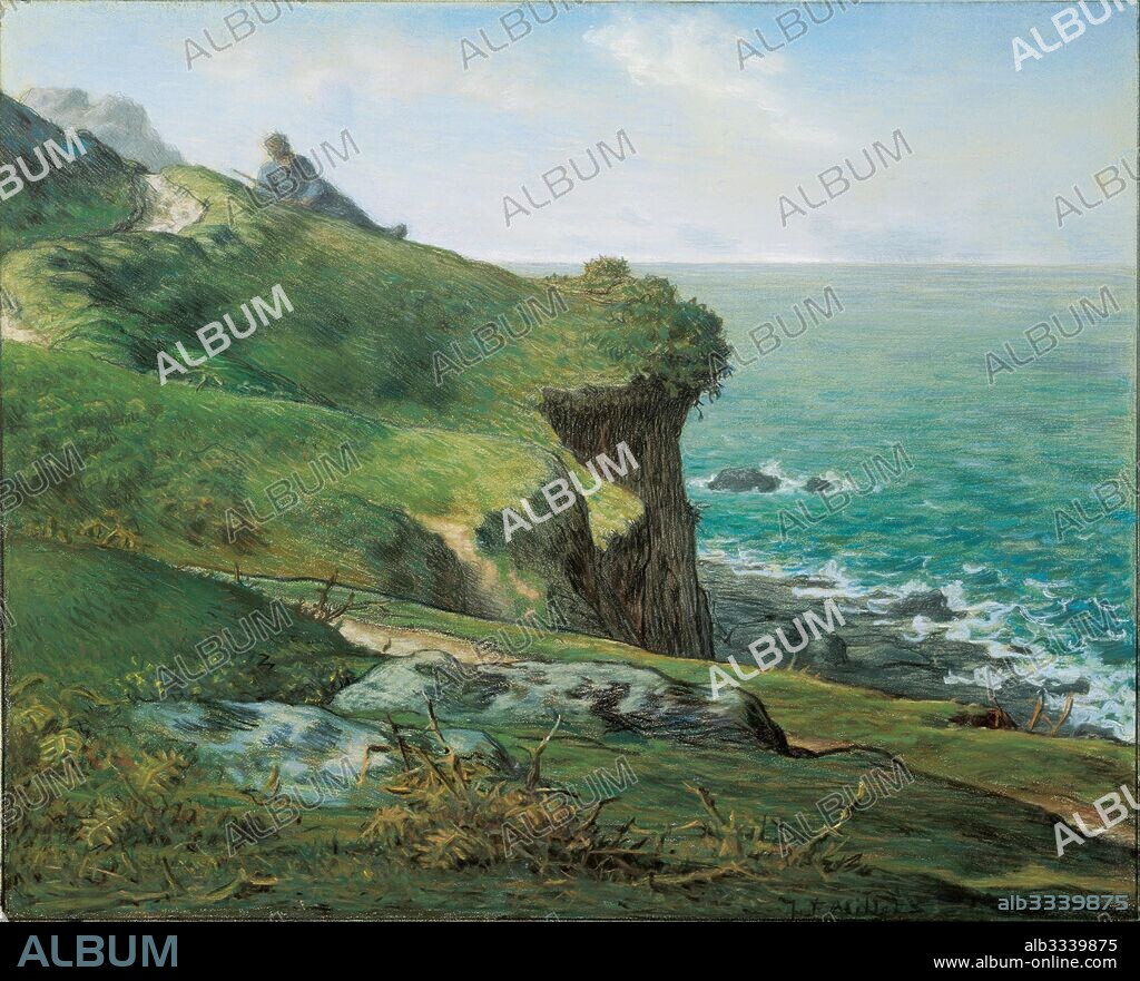 JEAN FRANÇOIS MILLET. Cliffs at Gréville.