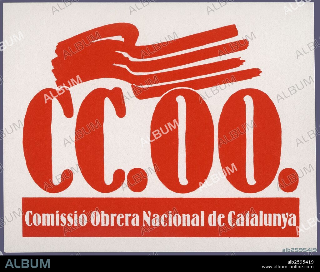 Logotipo del sindicato Comisiones Obreras de Catalunya.