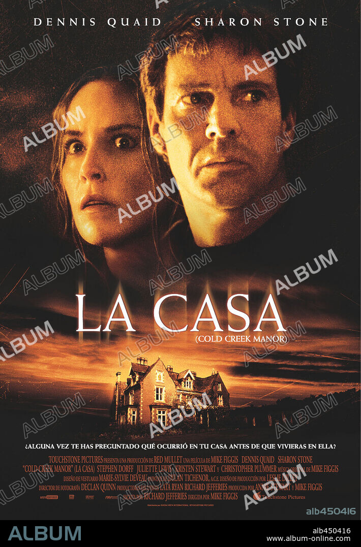 Poster of COLD CREEK MANOR, 2003, directed by MICHAEL FIGGIS. Copyright RED MULLER PROD/TOUCHSTONE PICTURES.